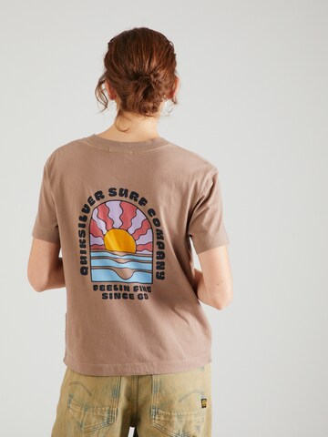 \'Uni in QUIKSILVER | Brown Shirt Screen\' ABOUT YOU