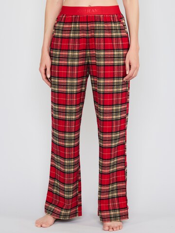 Joop Jeans - Calças de pijama ' After Dark ' em vermelho: frente