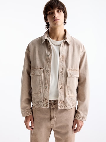 Pull&Bear Between-Season Jacket in Brown: front