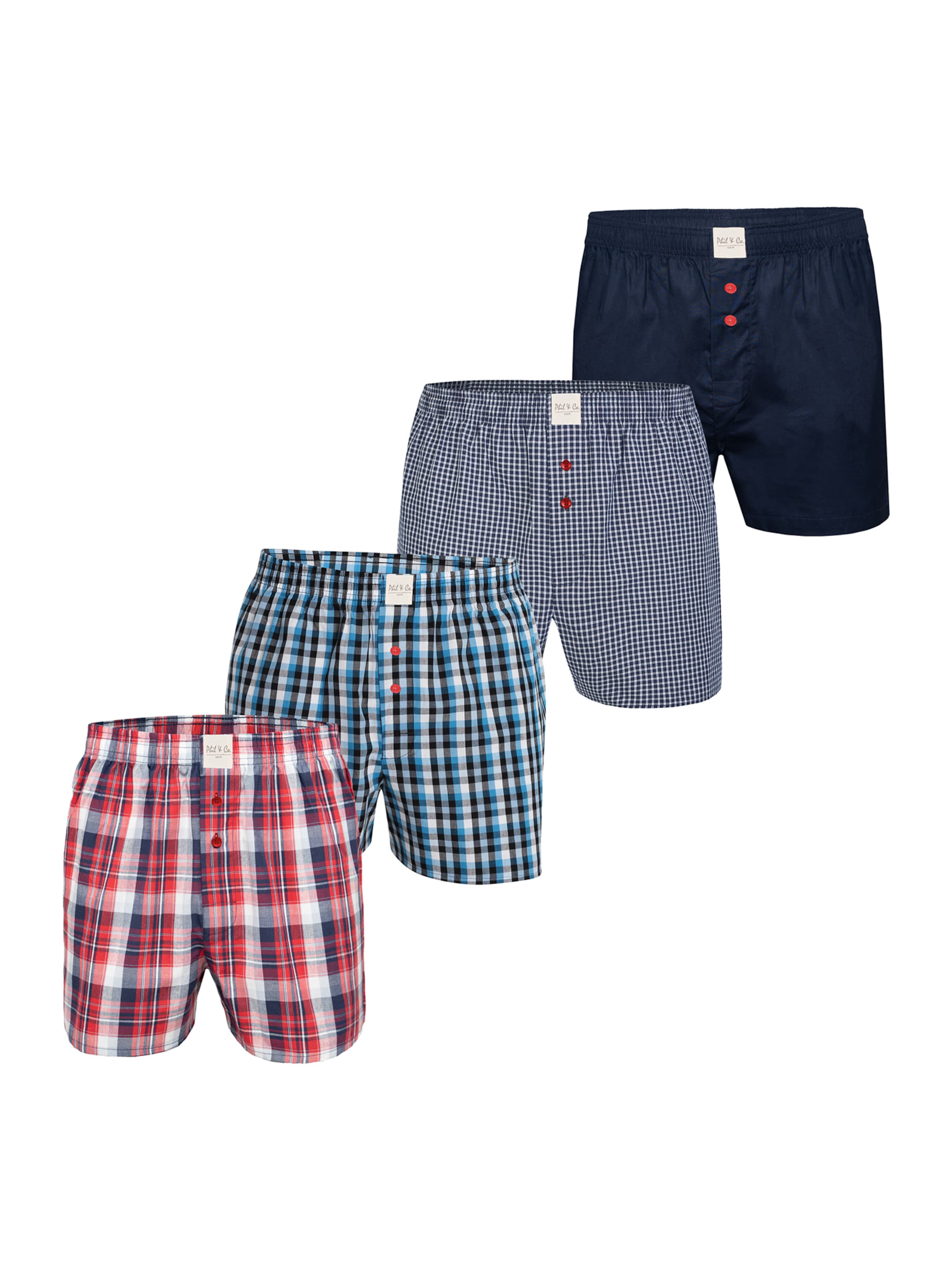 Phil & Co. Berlin Boxershorts in Mischfarben: Vorderseite