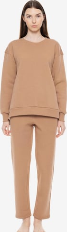 Pink LabelJogging komplet 'Pink label Sweat suit Soft' - bež boja: prednji dio