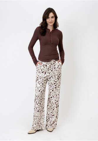 OH APRIL Regular Broek 'Verde' in Bruin