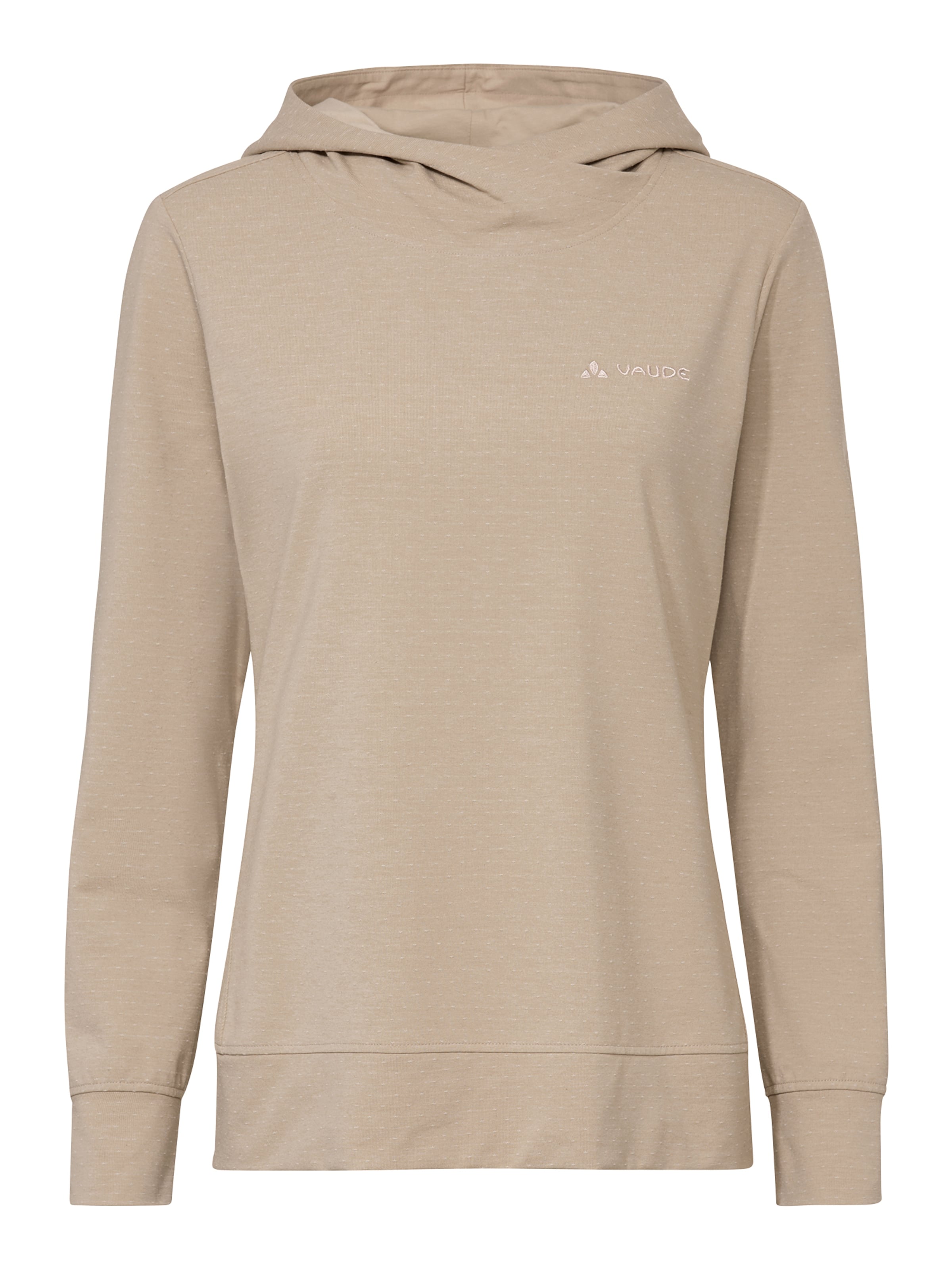 VAUDE Sports sweatshirt 'Tuenno' in Beige: front