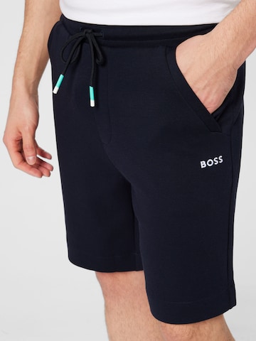 BOSS Green Regular Trousers 'Headlo 1' in Blue
