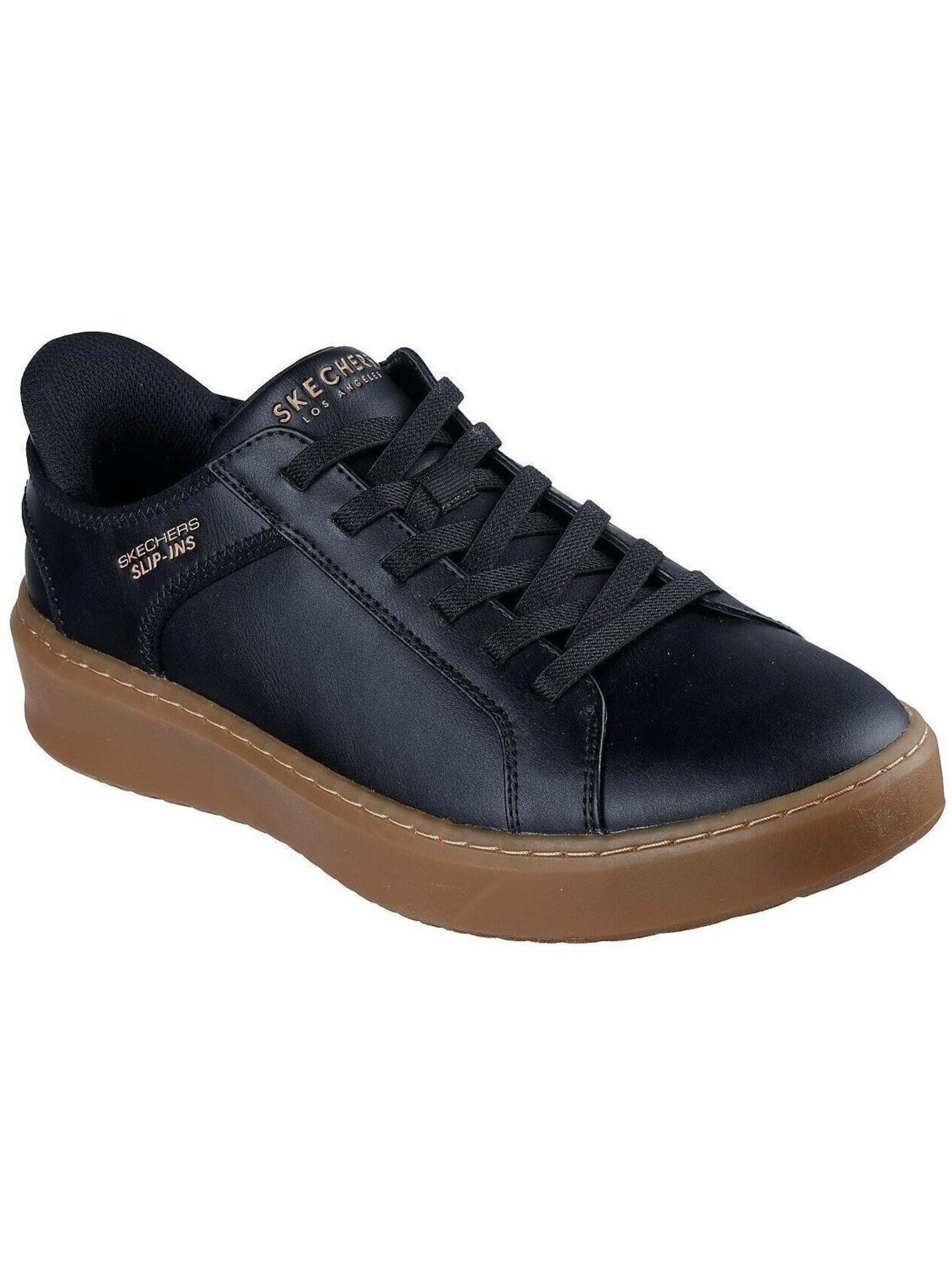 SKECHERS Sportschoen 'Skechers Court Break - Double' in 41,5 in de kleur Zwart, Productweergave