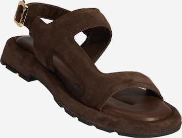Sandales 'Sandalen' Desa en marron : devant
