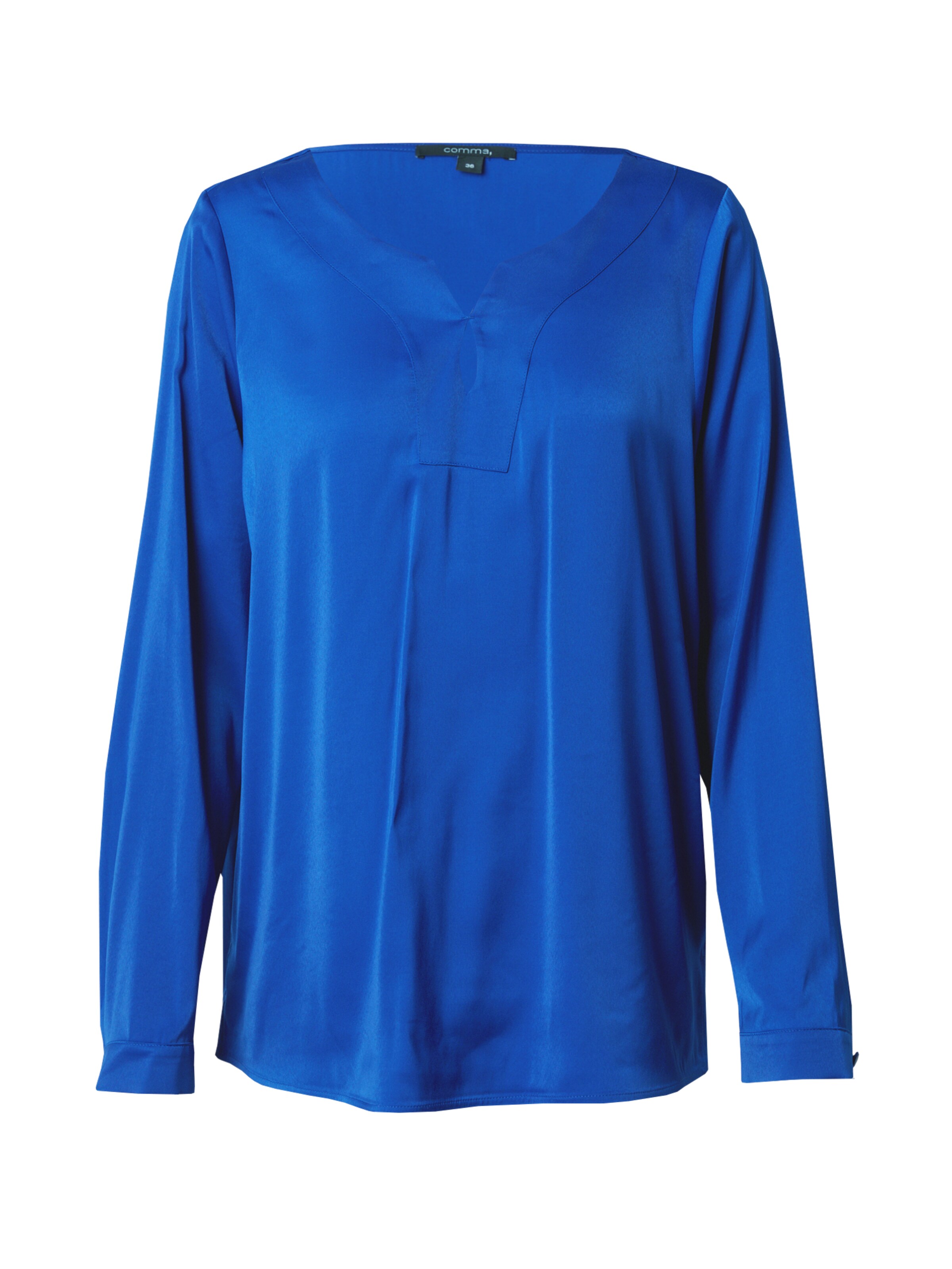 COMMA Bluse in Blau: Vorderseite