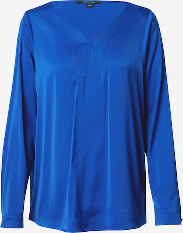 COMMA - Blusa en azul: frente