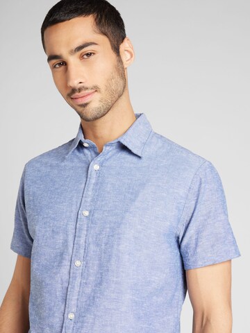 JACK & JONES Regular Fit Hemd in Blau