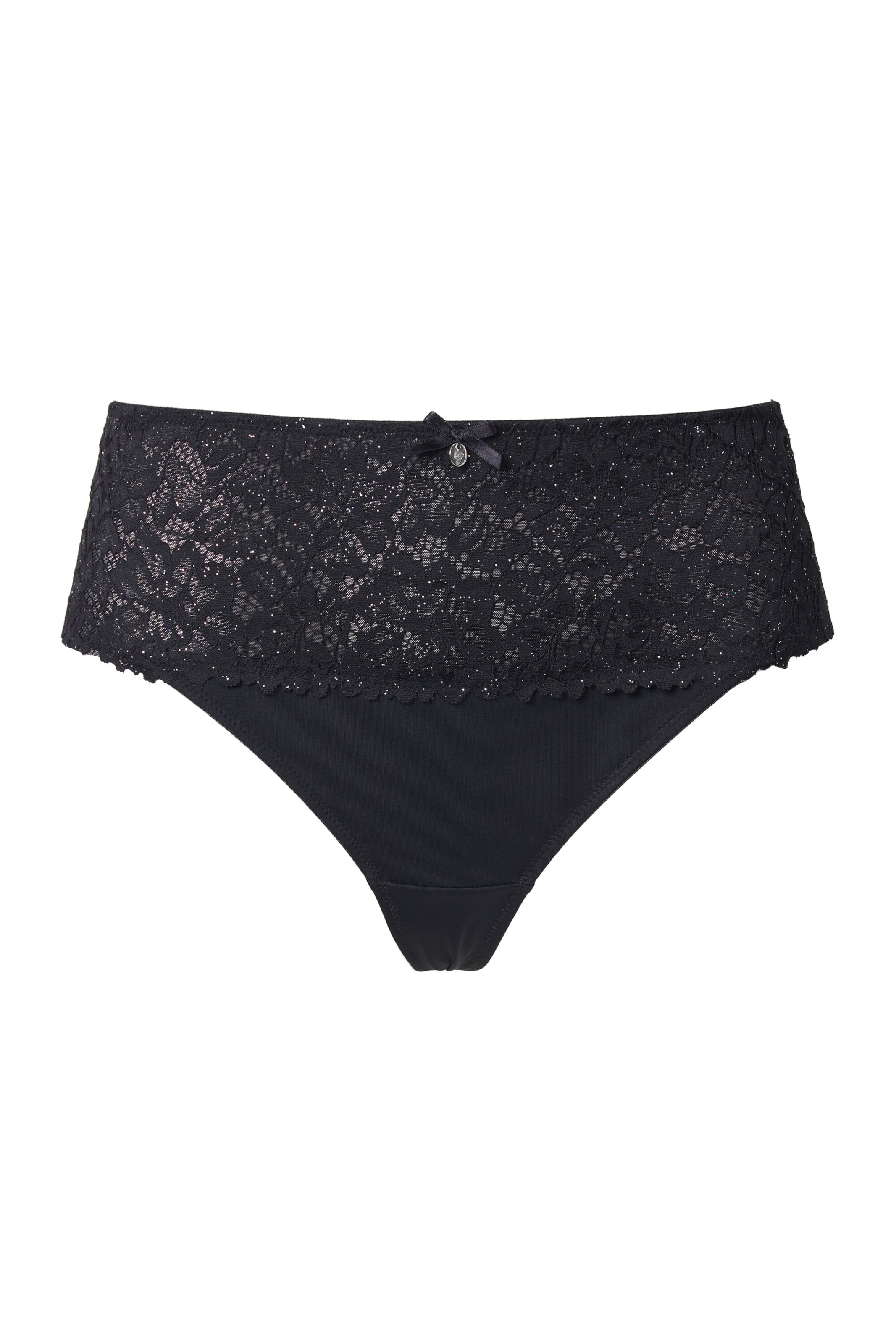 TruYou Thong in Black: front