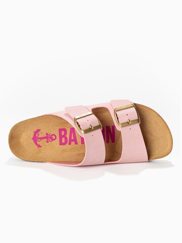 Bayton Pantoletter 'Athena' i pink