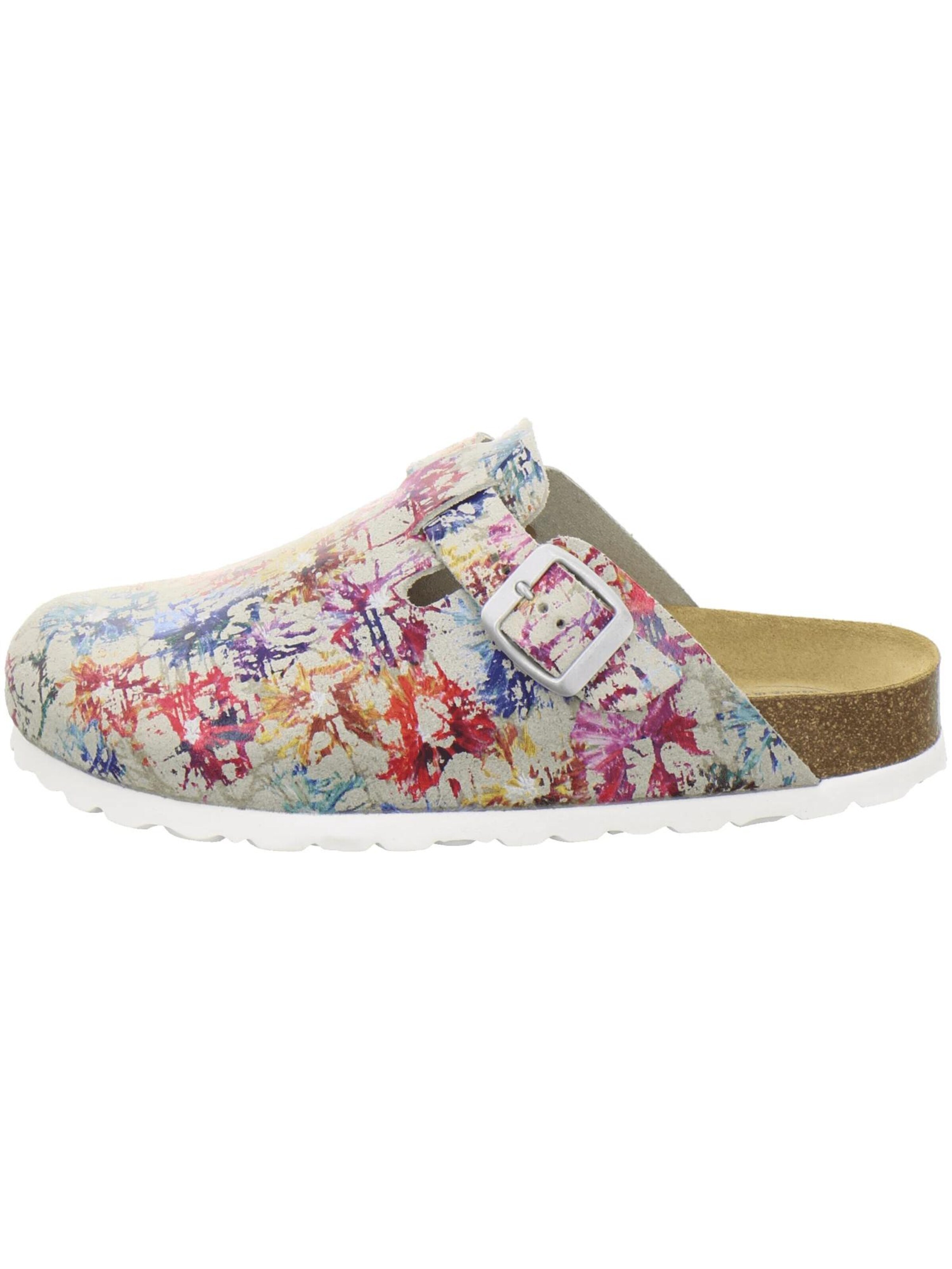 Sabots 'Clogs Damen paint Veloursleder' AFS-Schuhe en mélange de couleurs