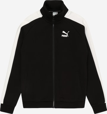 Veste mi-saison 'Iconic T7' PUMA en noir : devant