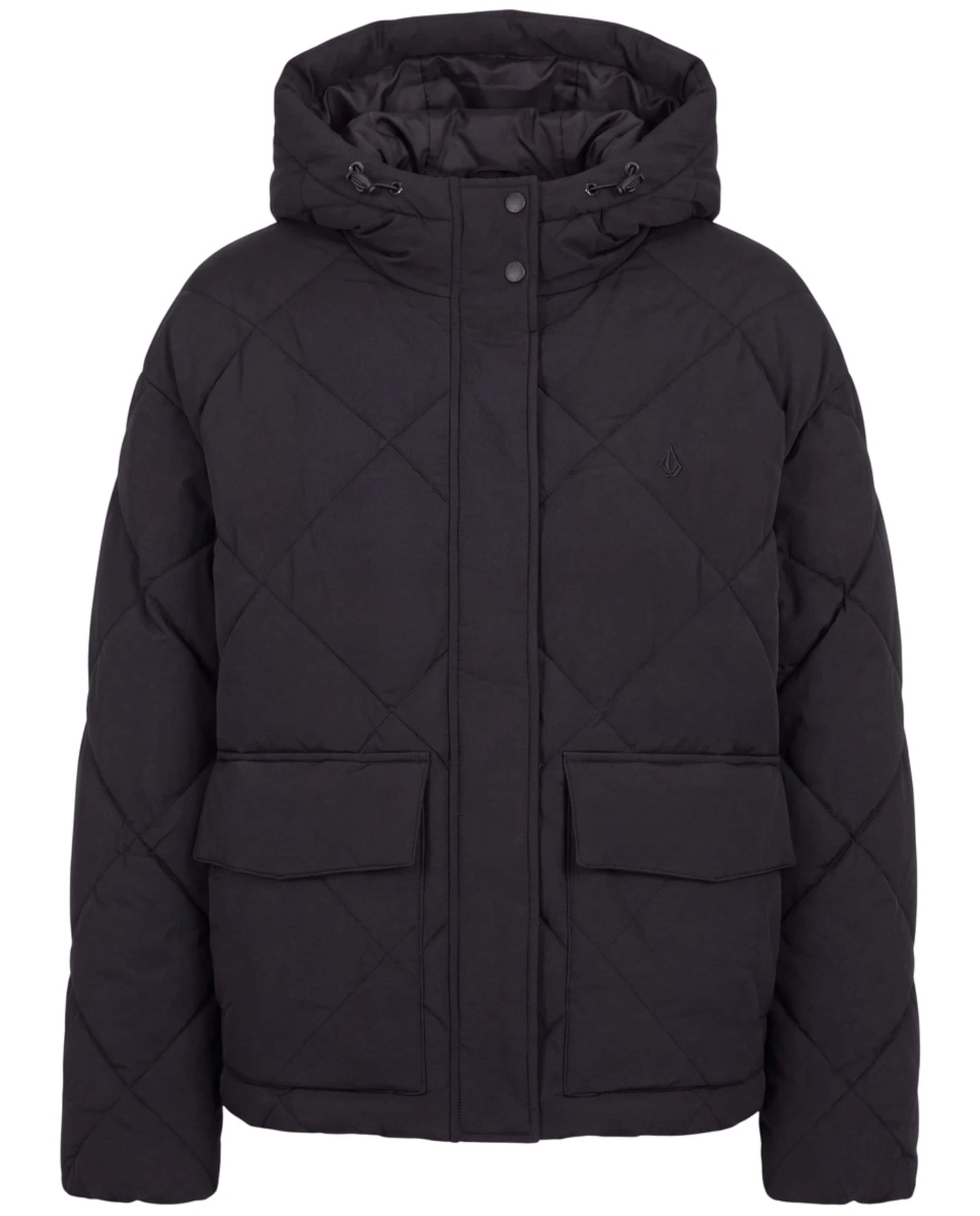 juoda Volcom Žieminė striukė 'Out of Boxy': priekis