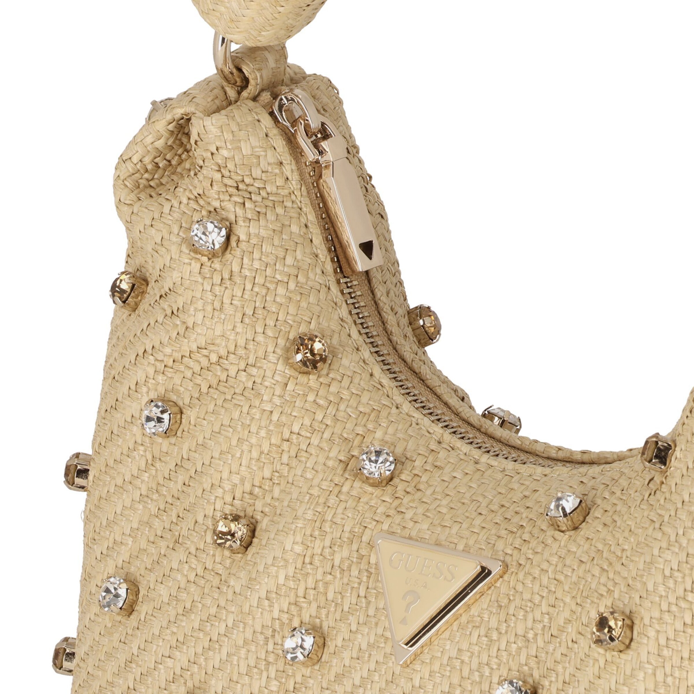 GUESS Handtasche 'Isotta' in Beige