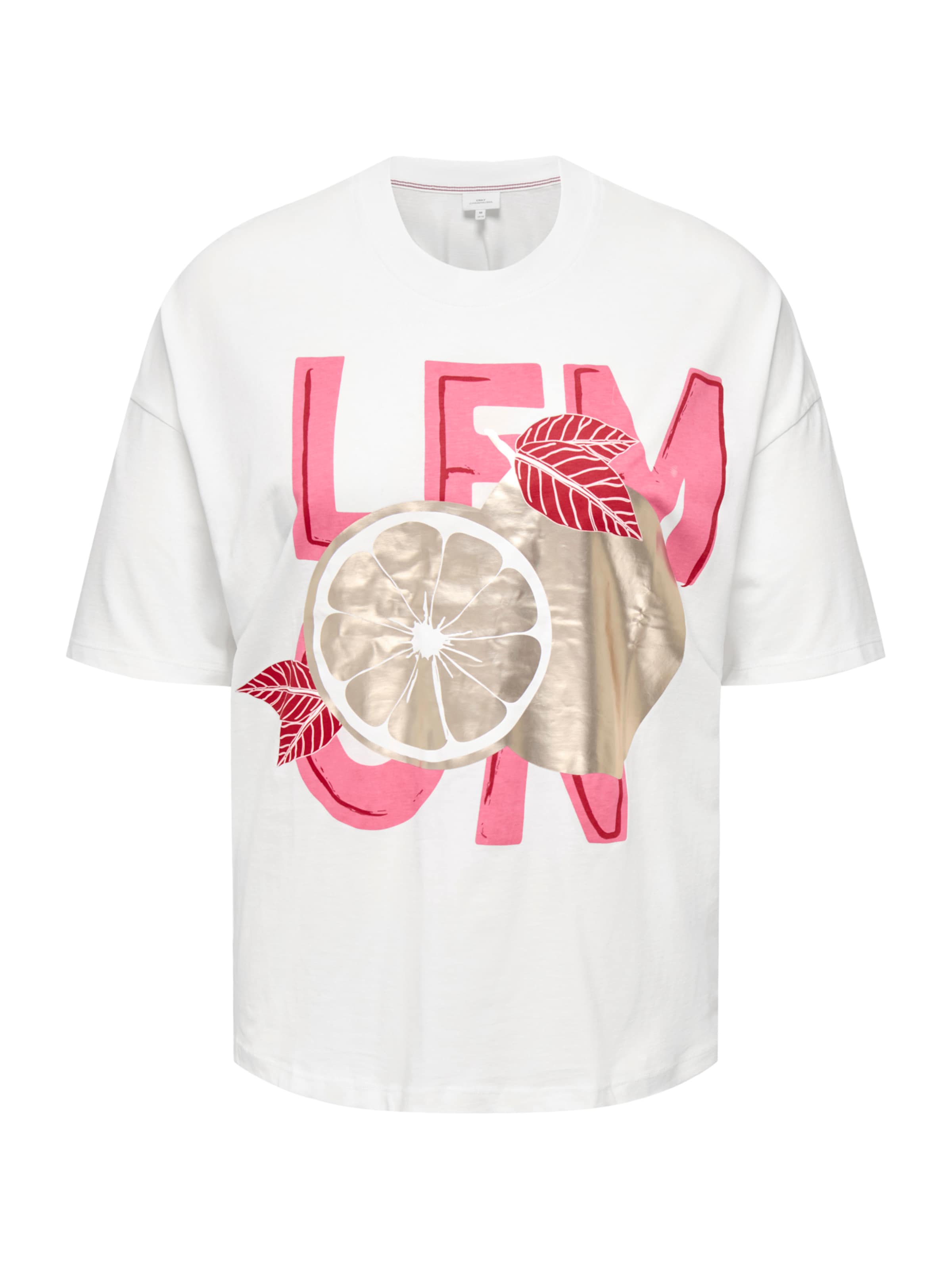 ONLY Carmakoma Shirt 'CARKOURTNEY' in Wit: voorkant