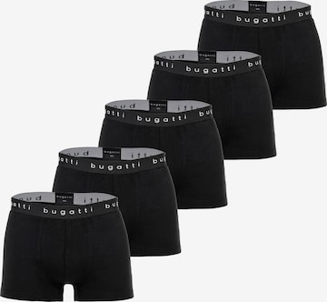 bugatti Boxerky – černá: přední strana