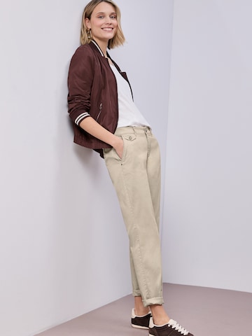 STREET ONE Regular Hose in Beige