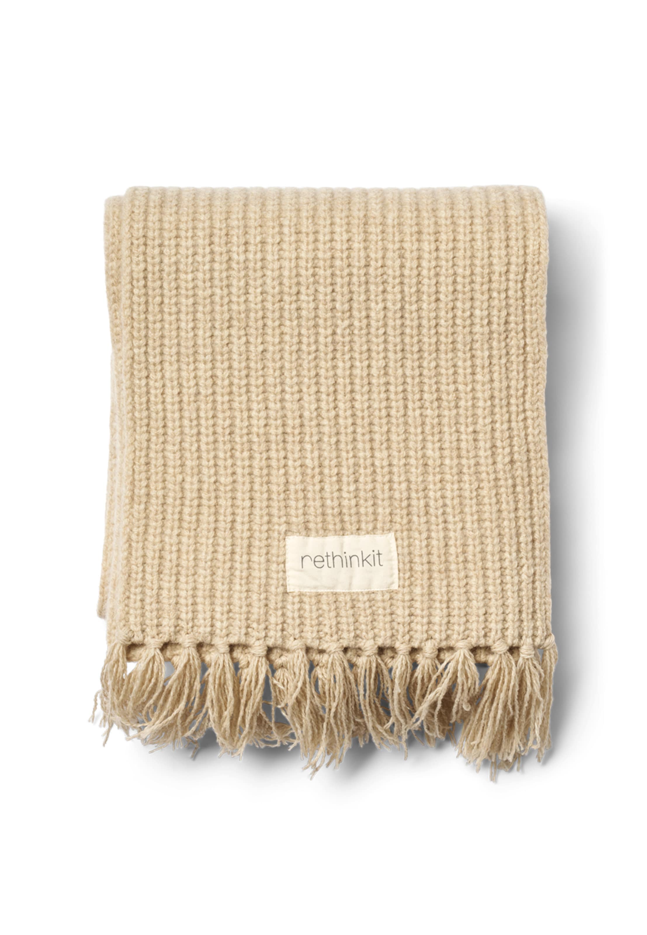 rethinkit studios Sjaal in Beige: voorkant