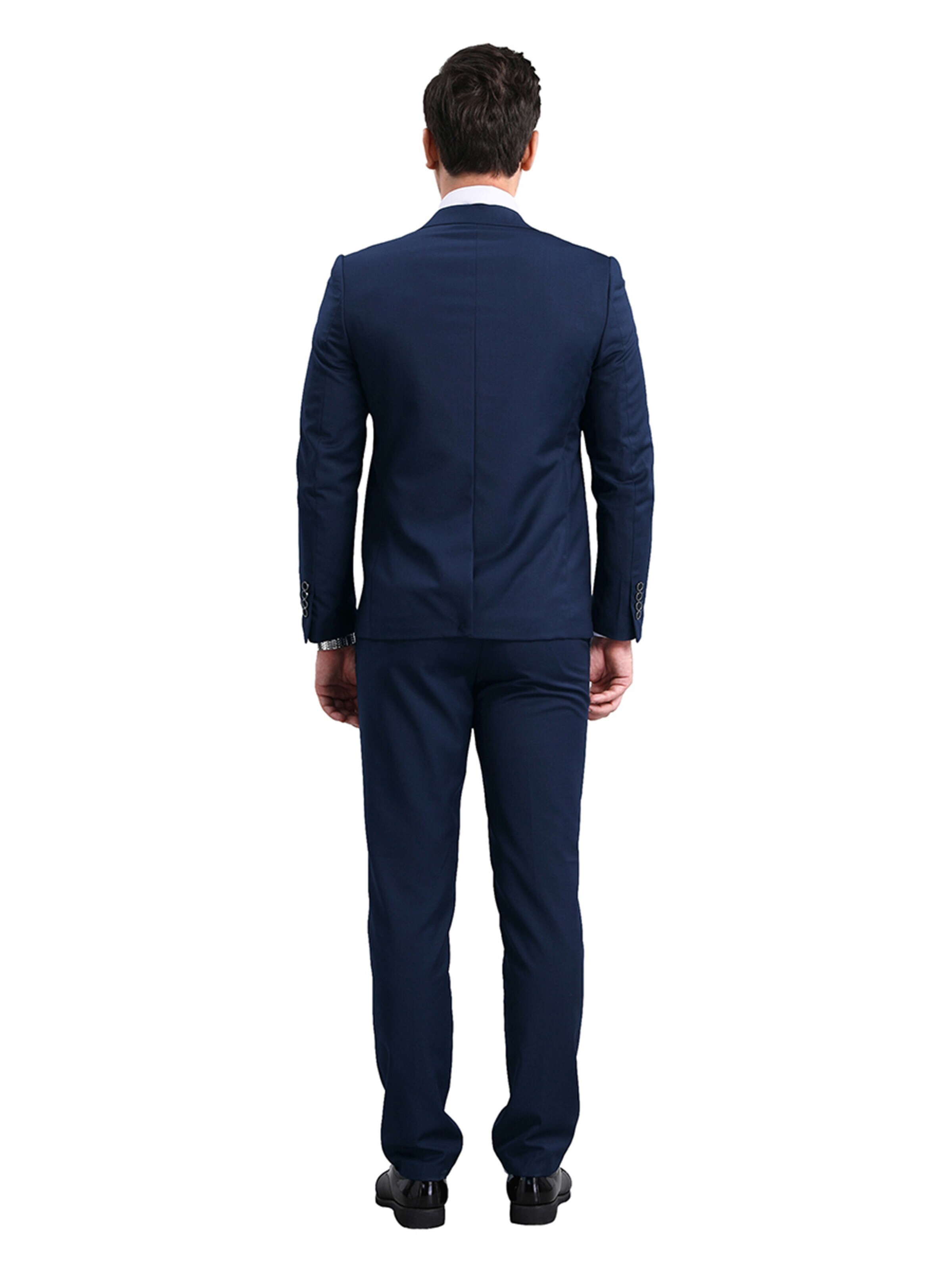 YOUTHUP Slim fit Suit 'Cado' in Blue
