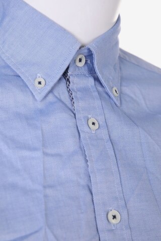 FYNCH-HATTON Button Up Shirt in M in Blue