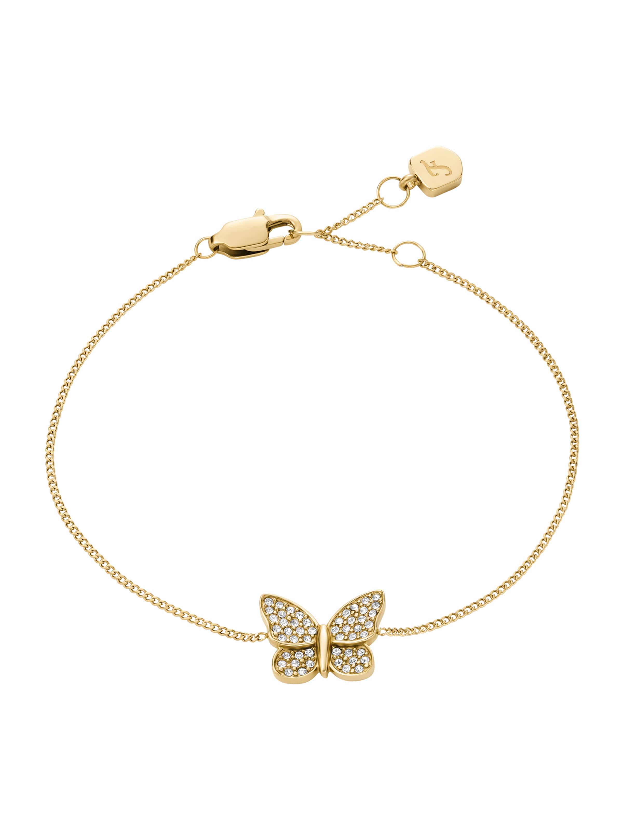 FOSSIL Náramok 'Sutton' - Zlatá: predná strana