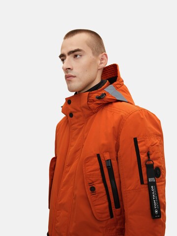 TOM TAILOR Between-seasons parka in Orange