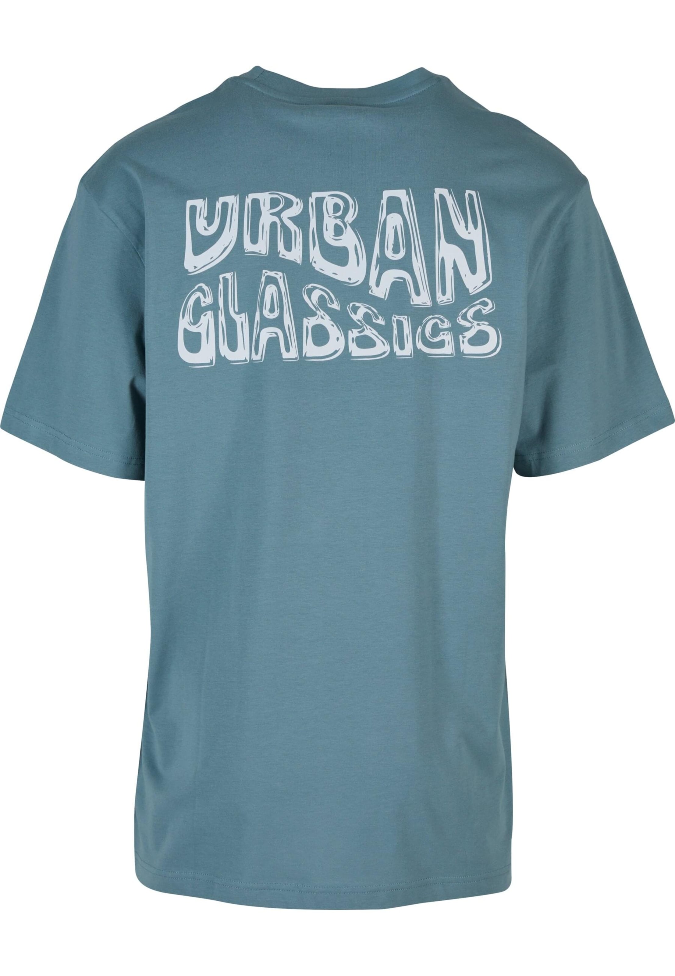 Urban Classics Shirt 'Shiny' in Blauw