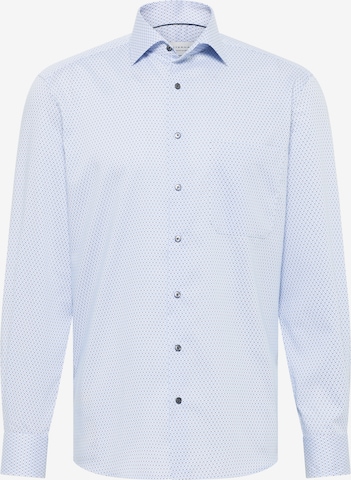 ETERNA Comfort fit Overhemd in Blauw: voorkant