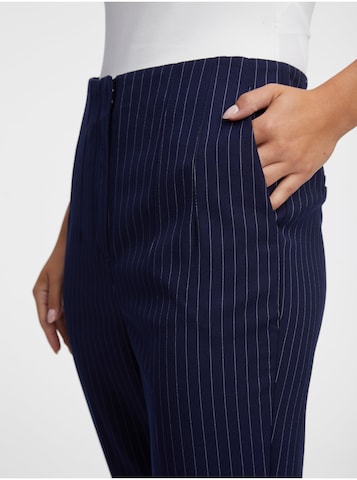 Orsay Regular Pleated Pants in Blue