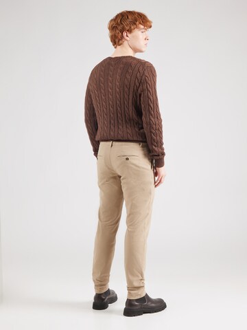 SELECTED HOMME Slim fit Chino Pants 'MILES' in Beige