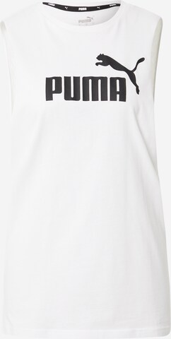 Sport top de la PUMA pe alb: față