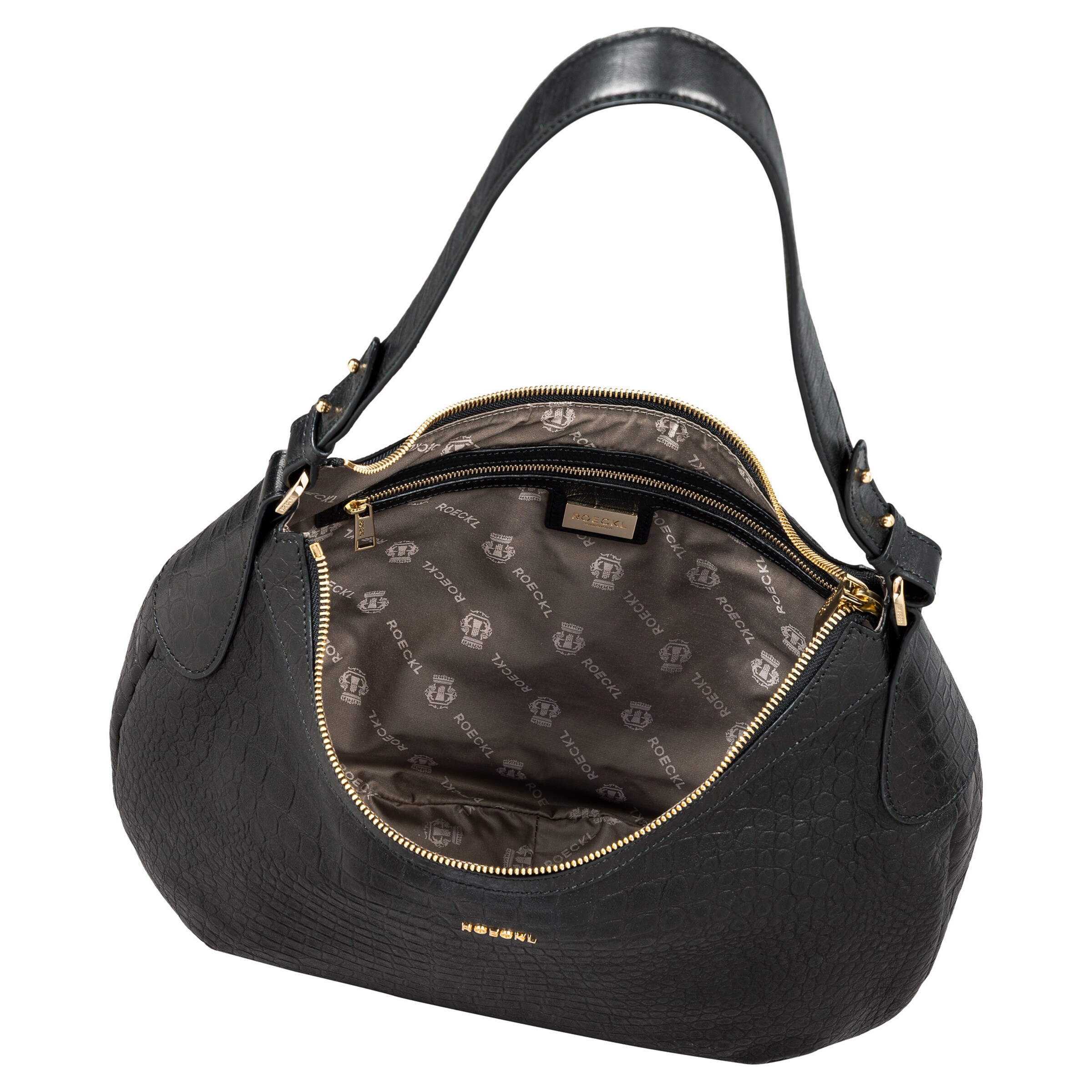 Sac bandoulière 'LIBERTY SCHULTERTASCHE MEDIUM' Roeckl en noir