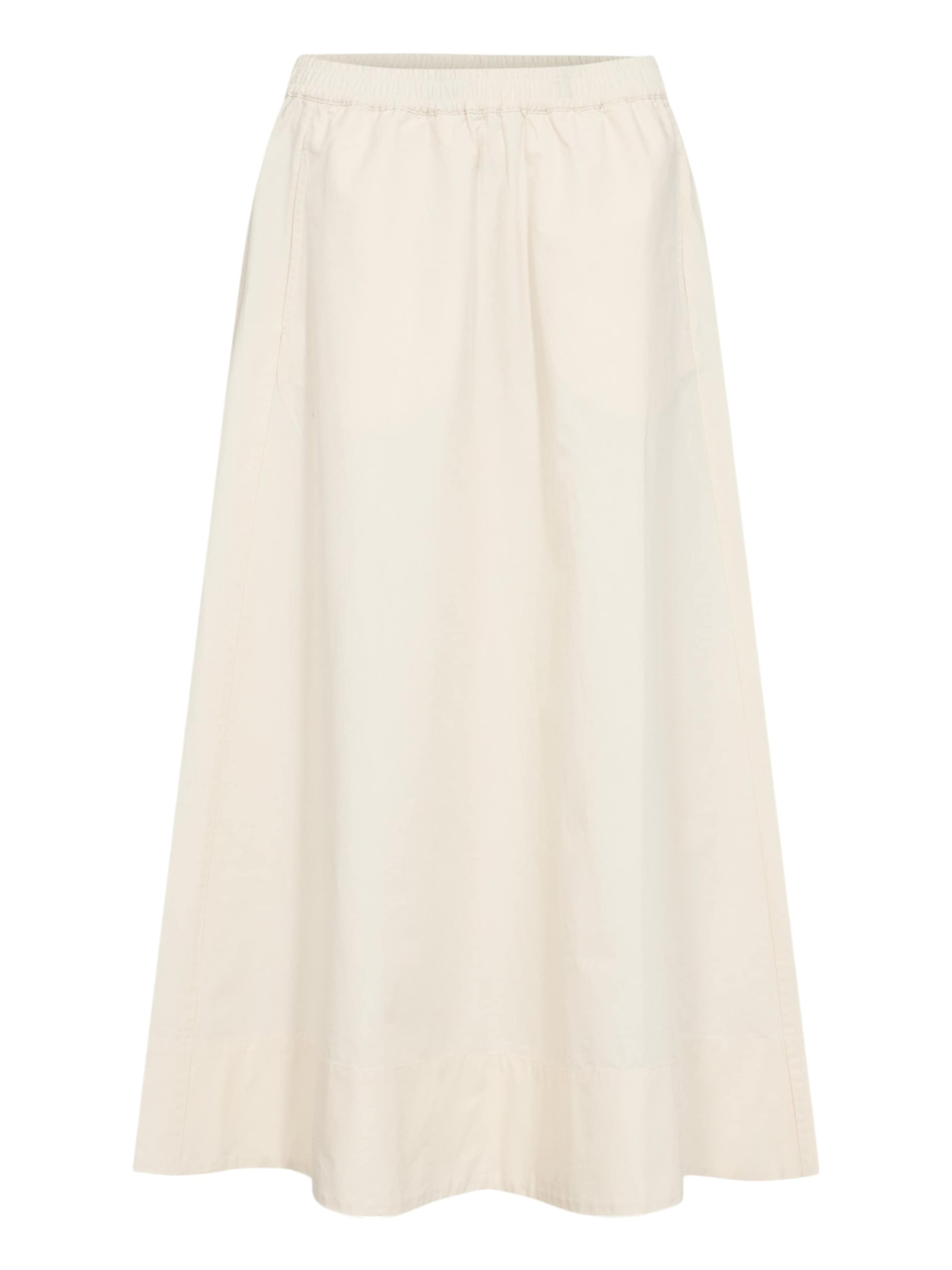 NÜMPH Maxirock 'NUJUMA COTTON SKIRT ' in 34 in beige, Produktansicht