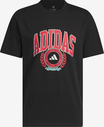 juoda ADIDAS SPORTSWEAR Sportiniai marškinėliai 'Varsity Crest': priekis
