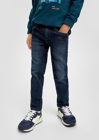 s.Oliver Slimfit Jeans 'Brad' in Blauw: voorkant