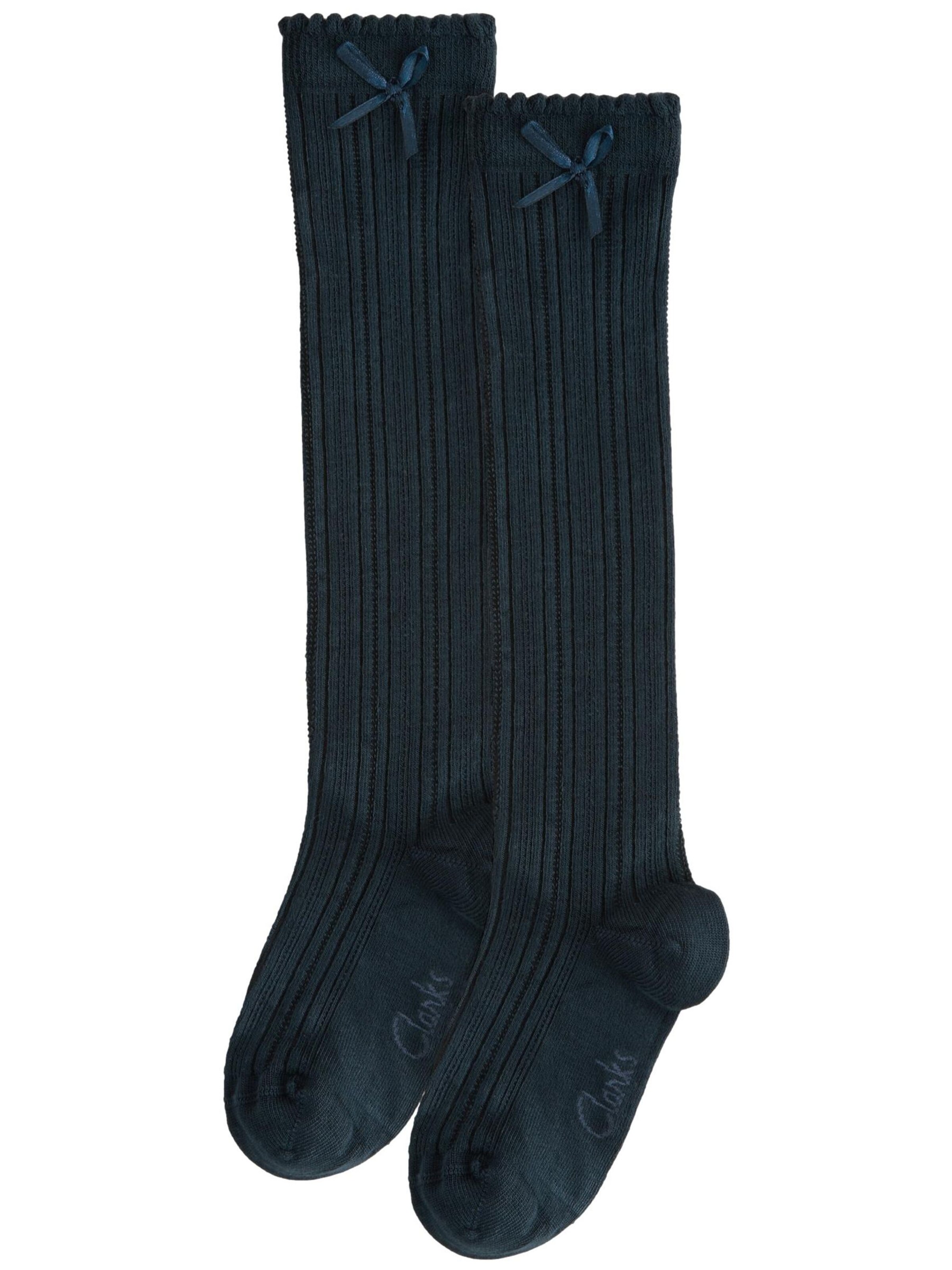 CLARKS Къси чорапи в синьо: отпред