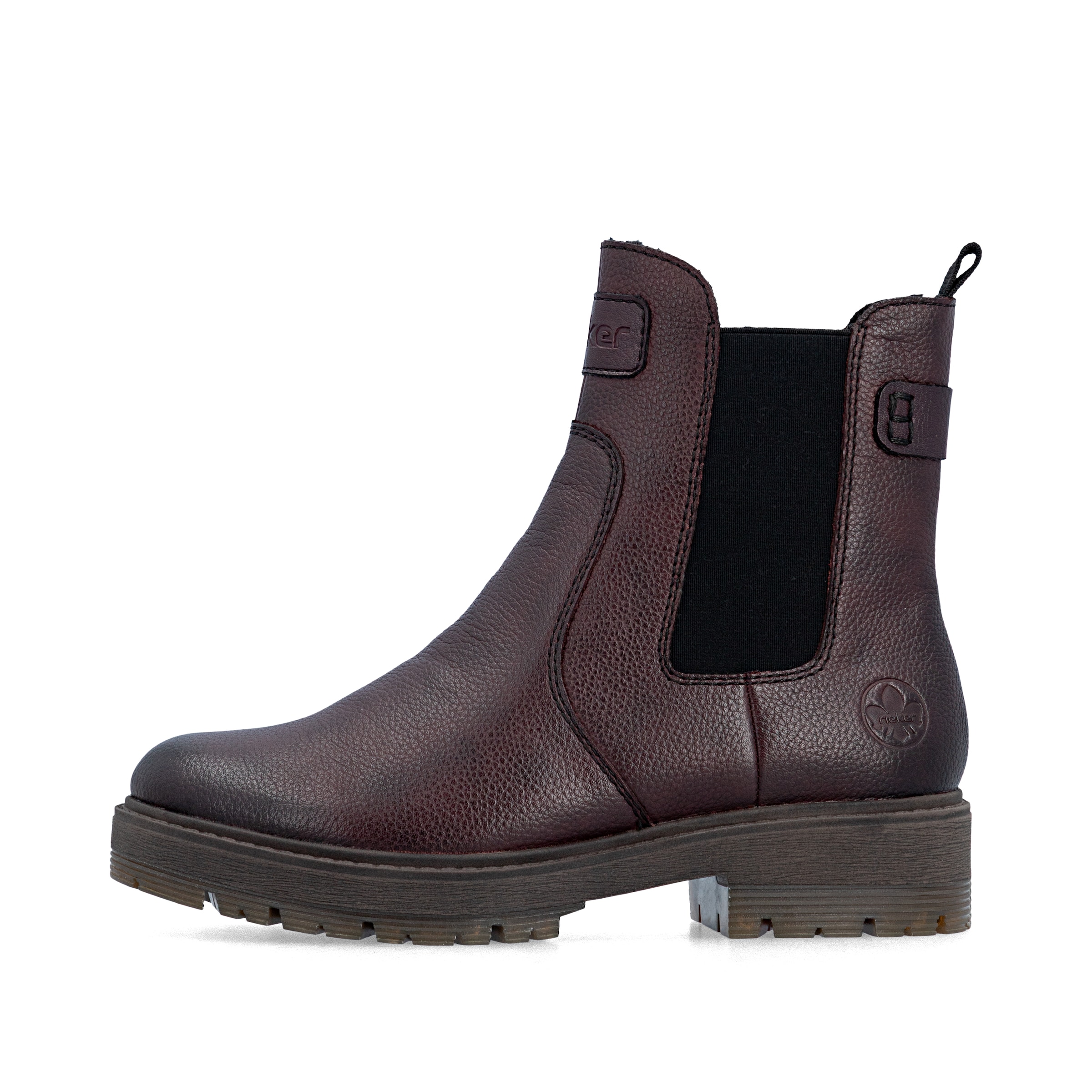 Bottines Rieker en rouge