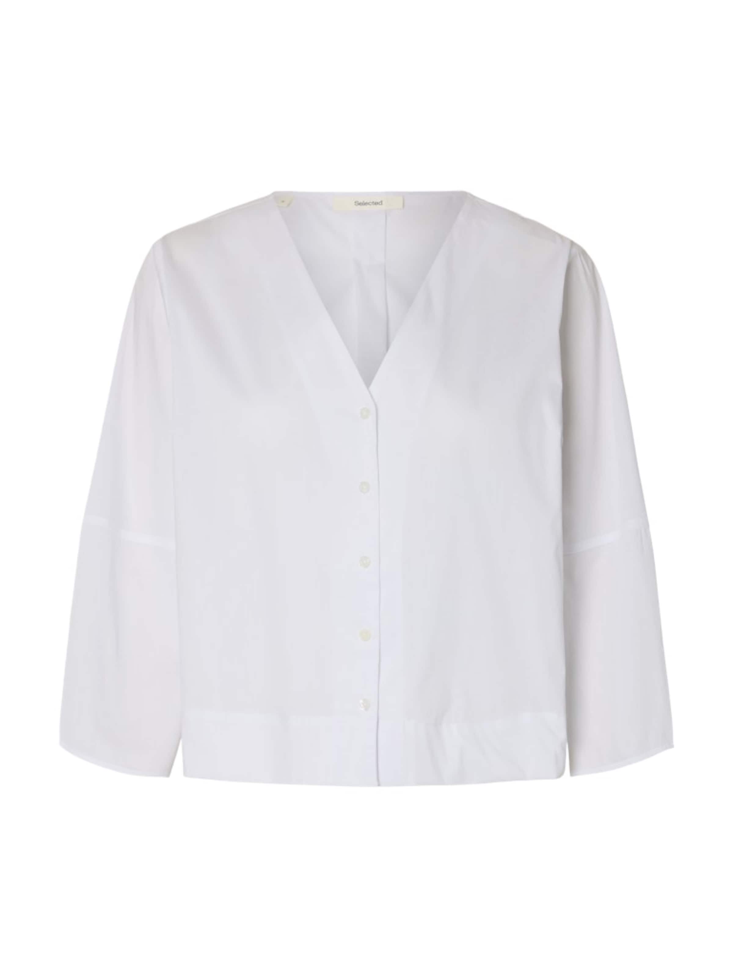 SELECTED Blouse 'SLFBEA' in White: front