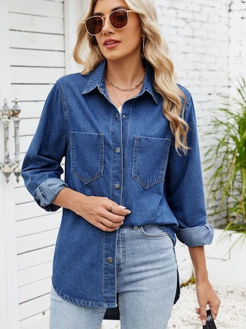 Yesfashion Bluse‌‌‌‌‌‌ in Blau