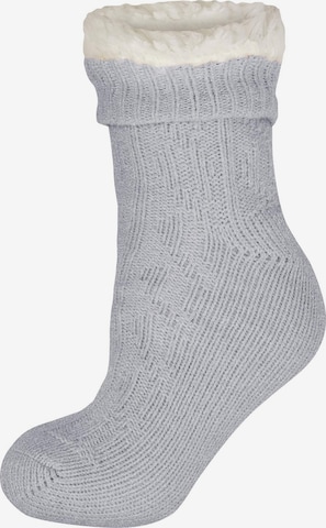 Nur Die Sokken ' Flausch Socken ' in Grijs: voorkant