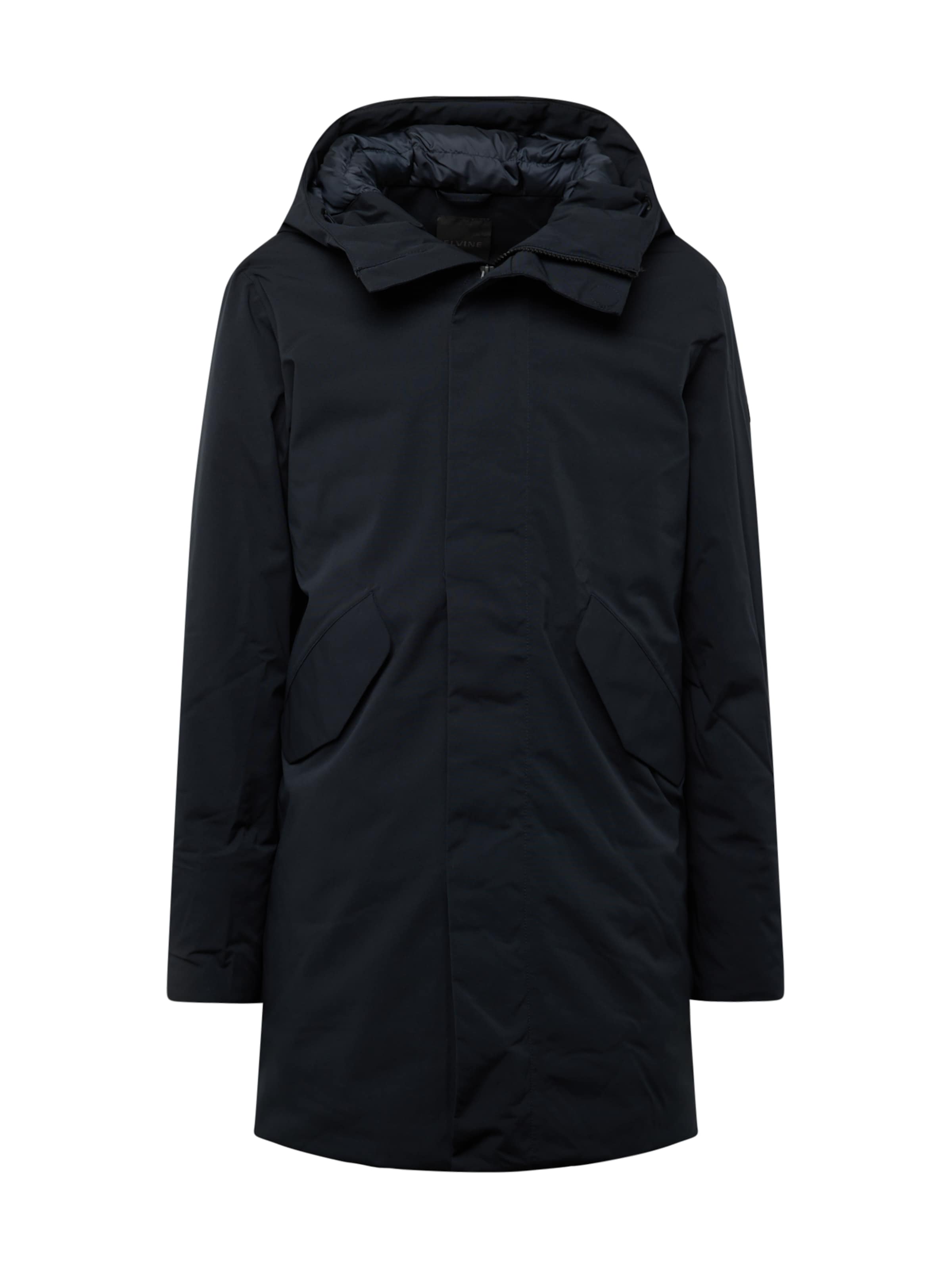 Palton de primăvară-toamnă 'Hjalmar' de la elvine pe albastru: față