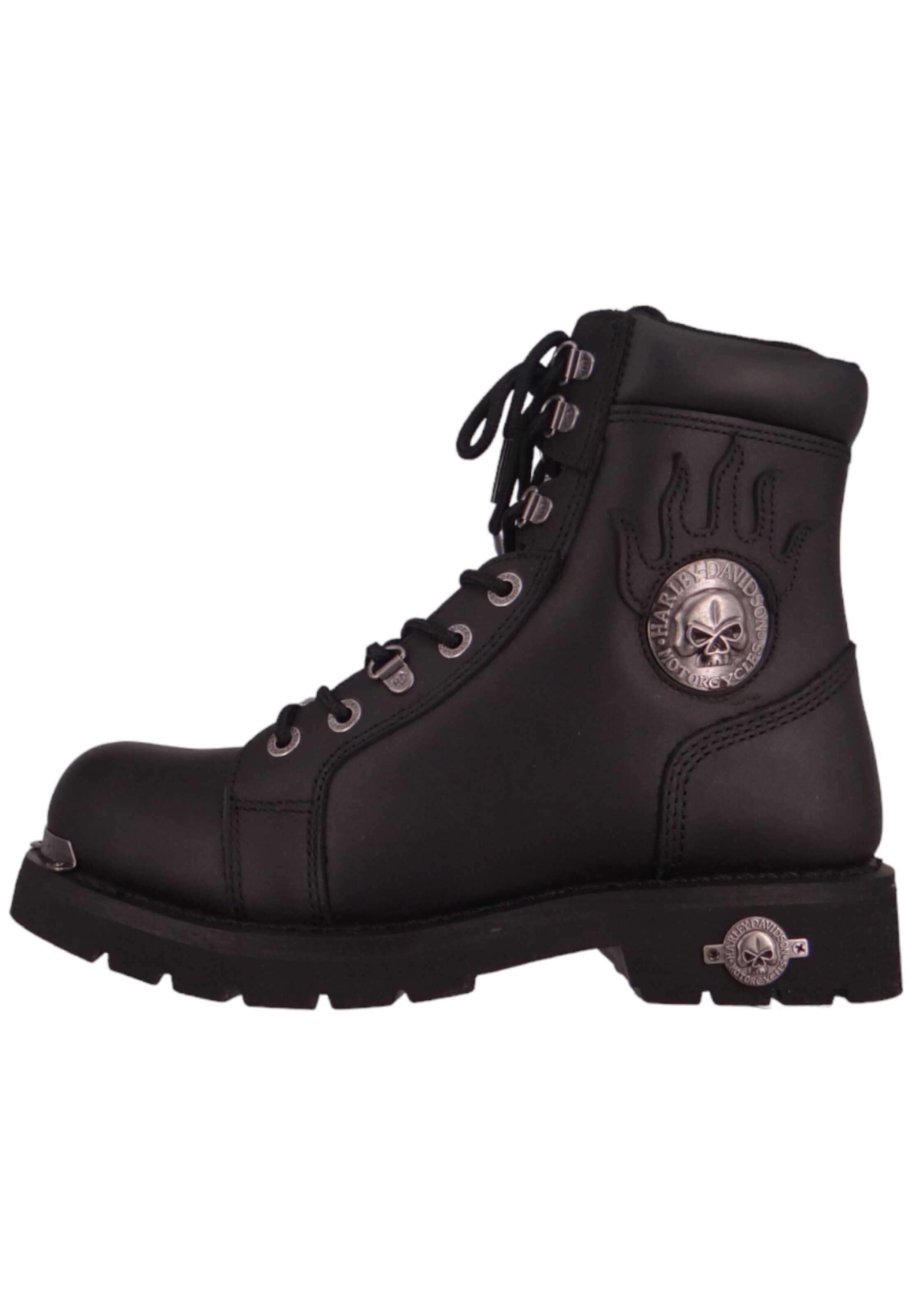Bottines à lacets Harley Davidson en noir