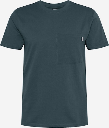 Urban Classics Regular fit Shirt in Groen: voorkant