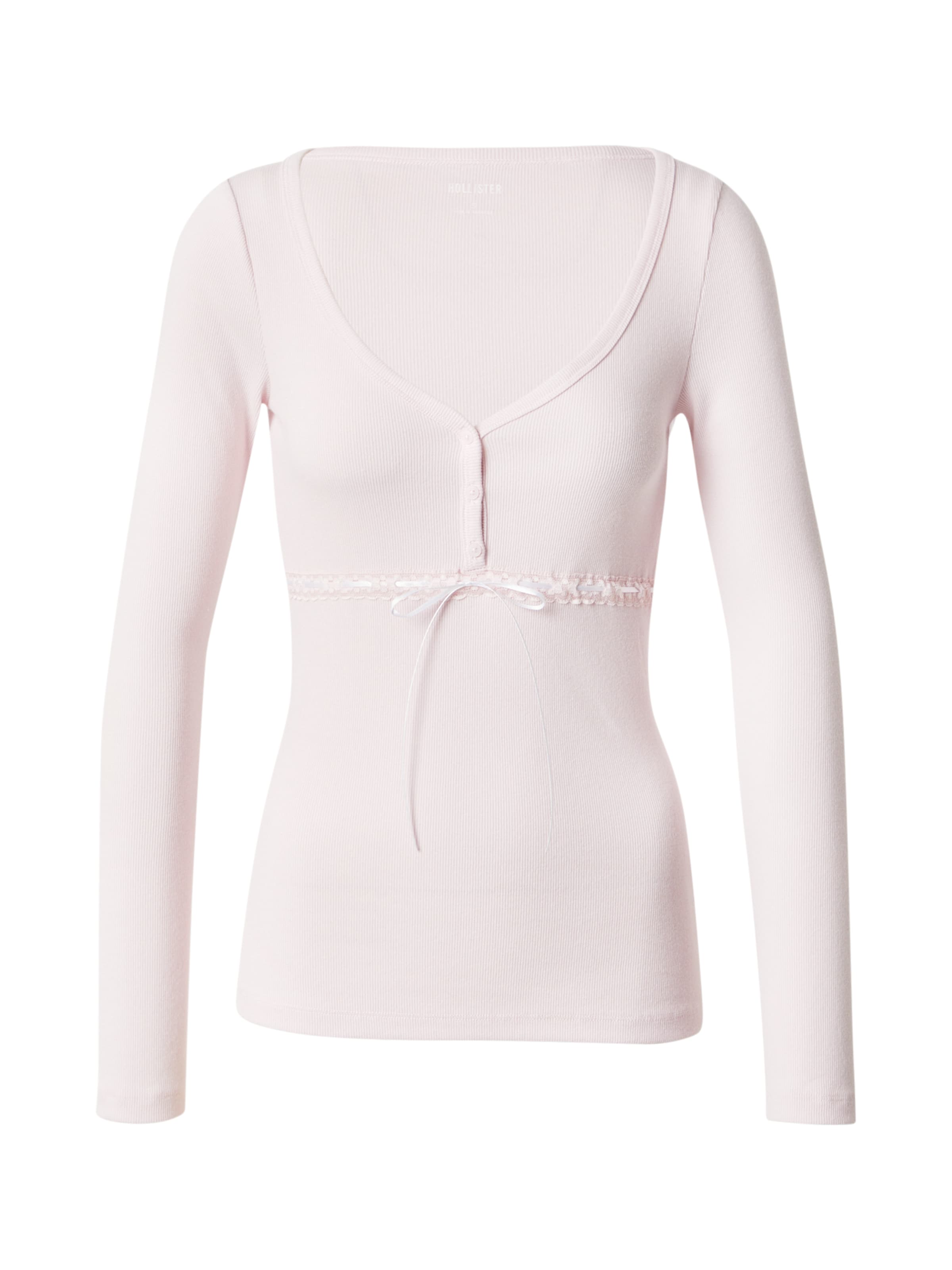 HOLLISTER Tričko – pink: přední strana