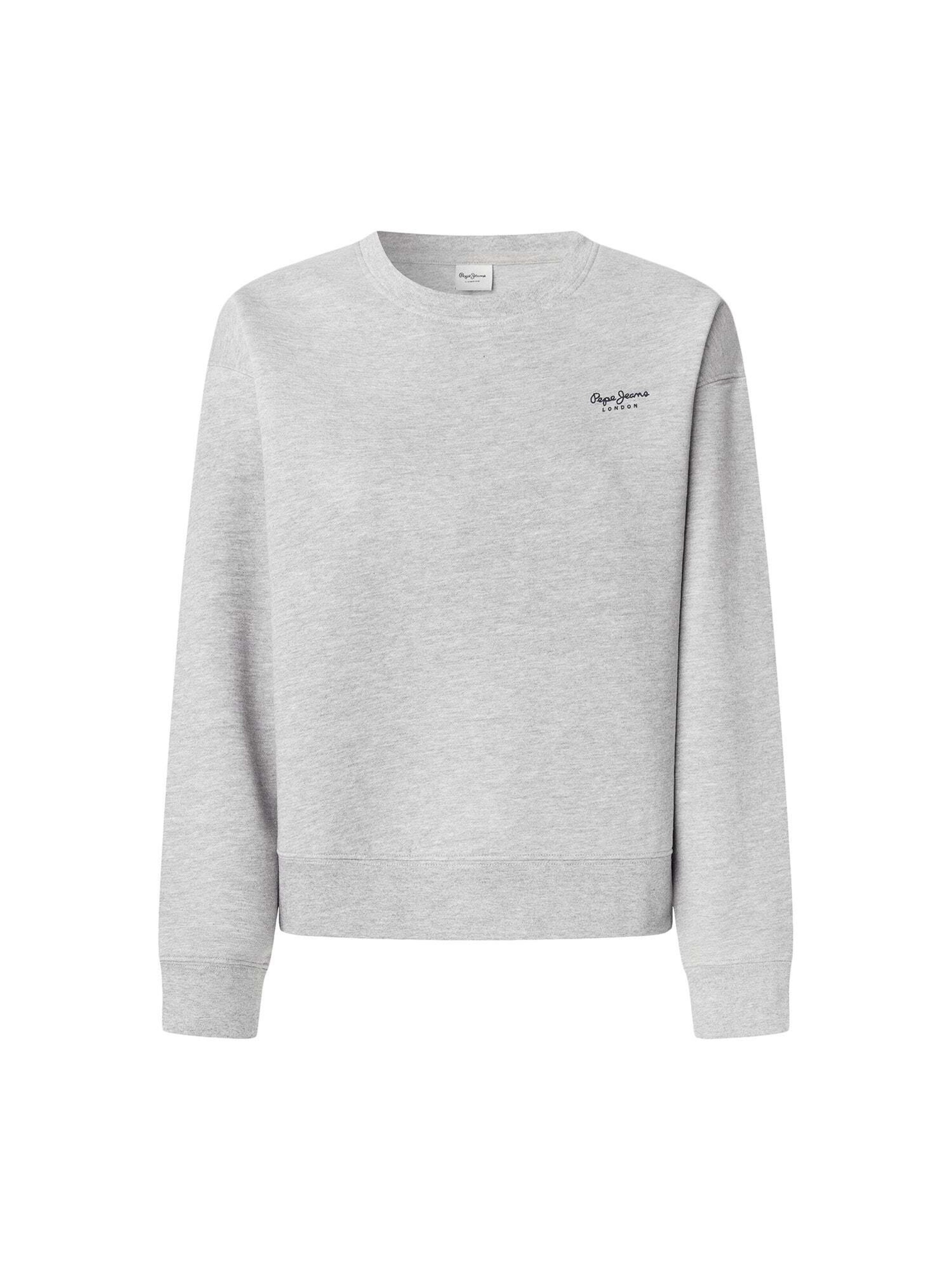Pepe Jeans Sweatshirt 'Babi' in Grey: front