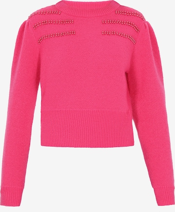 MYMO Свитер в Ярко-розовый: спереди
