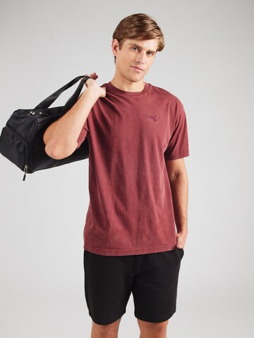 PUMA Tričko 'Essentials' – červená: přední strana