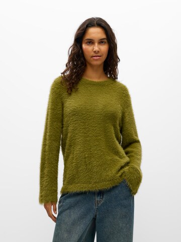 OBJECT Sweater 'OBJLINDA' in Green: front