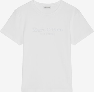 T-shirt Marc O'Polo en blanc : devant